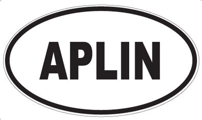APLIN - Oval Sticker