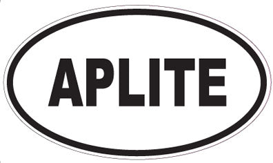 APLITE - Oval Sticker