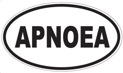 APNOEA - Oval Sticker