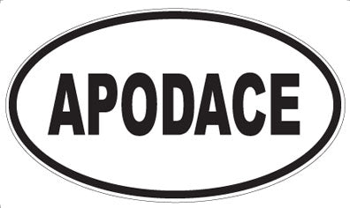 APODACE - Oval Sticker