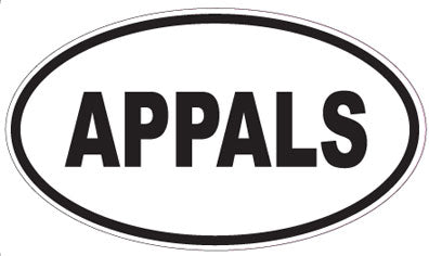 APPALS - Oval Sticker