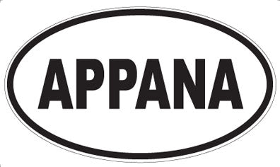 APPANA - Oval Magnet