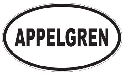 APPELGREN - Oval Magnet