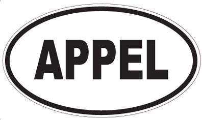 APPEL - Oval Magnet