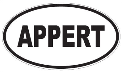 APPERT - Oval Magnet