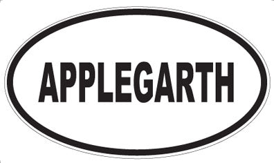 APPLEGARTH - Oval Sticker
