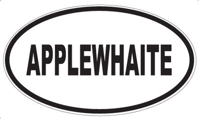 APPLEWHAITE - Oval Magnet