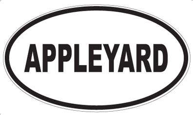 APPLEYARD - Oval Sticker