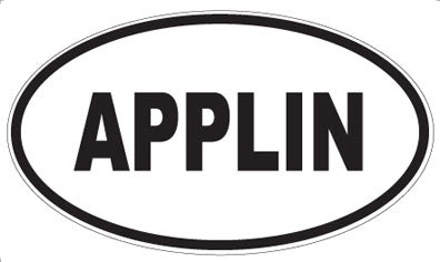APPLIN - Oval Sticker