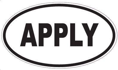 APPLY - Oval Magnet