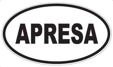 APRESA - Oval Sticker