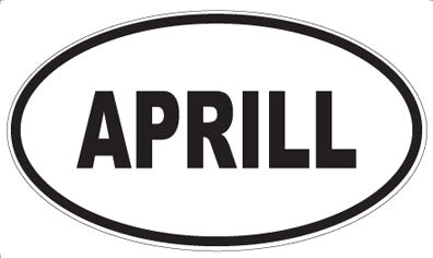 APRILL - Oval Magnet