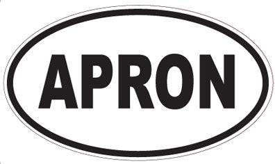 APRON - Oval Magnet