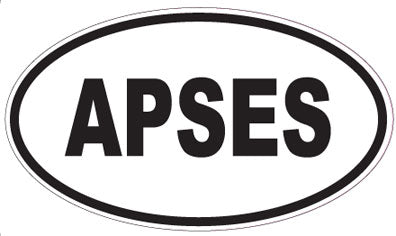 APSES - Oval Magnet
