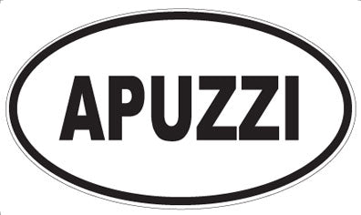 APUZZI - Oval Magnet