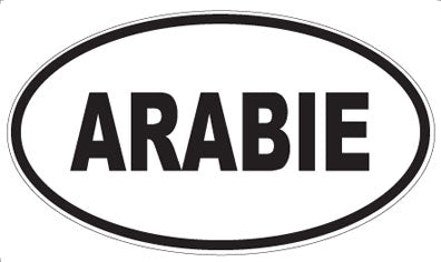 ARABIE - Oval Magnet