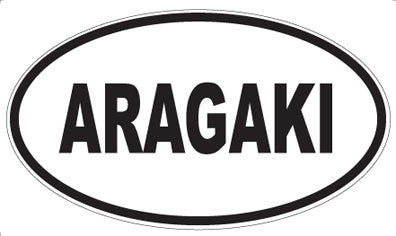 ARAGAKI - Oval Magnet