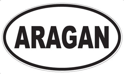 ARAGAN - Oval Sticker