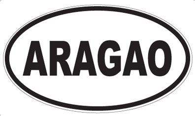 ARAGAO - Oval Sticker