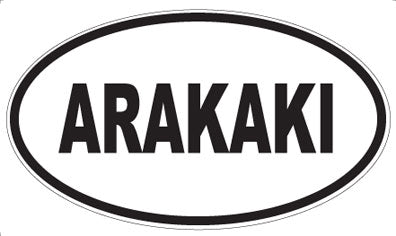 ARAKAKI - Oval Sticker