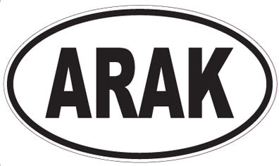 ARAK - Oval Sticker