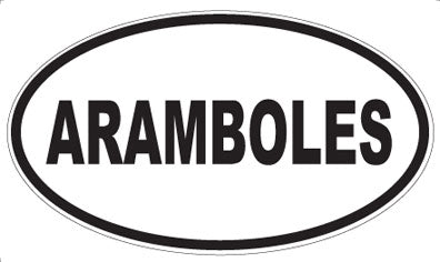 ARAMBOLES - Oval Sticker