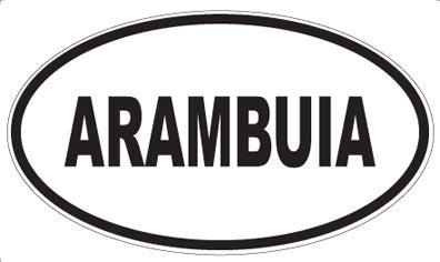 ARAMBUIA - Oval Magnet