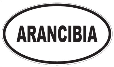ARANCIBIA - Oval Sticker
