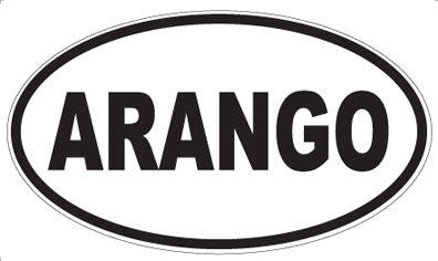 ARANGO - Oval Sticker