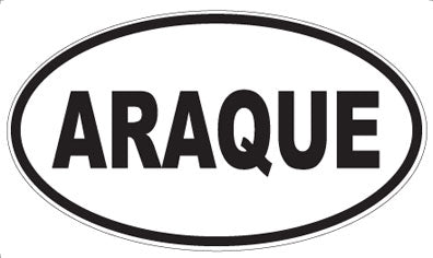 ARAQUE - Oval Magnet