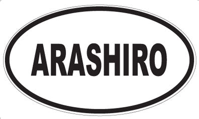 ARASHIRO - Oval Sticker