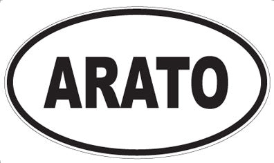 ARATO - Oval Sticker