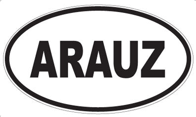 ARAUZ - Oval Sticker