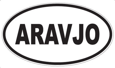 ARAVJO - Oval Magnet