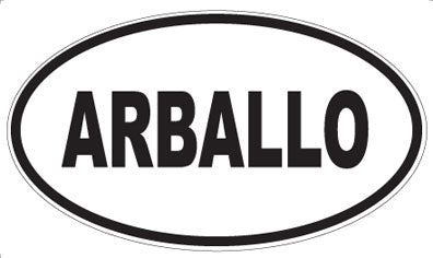ARBALLO - Oval Magnet