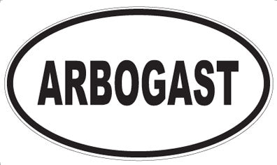 ARBOGAST - Oval Sticker