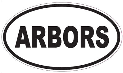 ARBORS - Oval Sticker
