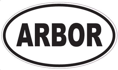 ARBOR - Oval Magnet