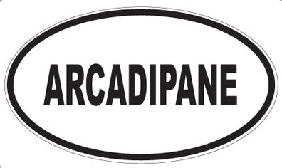 ARCADIPANE - Oval Sticker