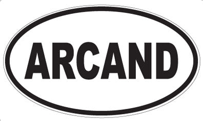 ARCAND - Oval Sticker