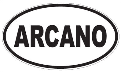ARCANO - Oval Sticker