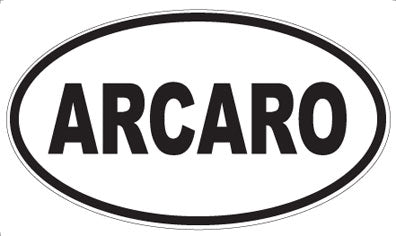 ARCARO - Oval Magnet