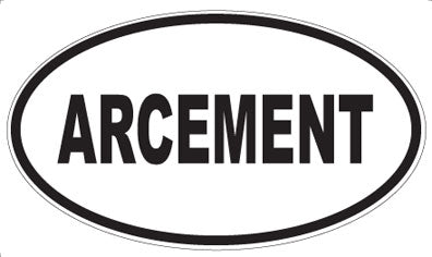 ARCEMENT - Oval Magnet