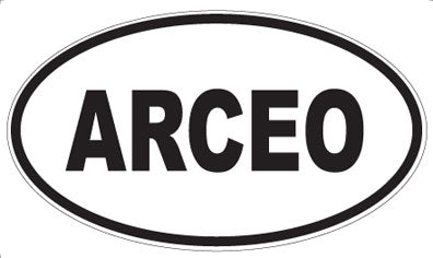 ARCEO - Oval Sticker