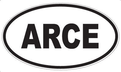ARCE - Oval Magnet