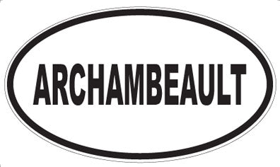 ARCHAMBEAULT - Oval Magnet