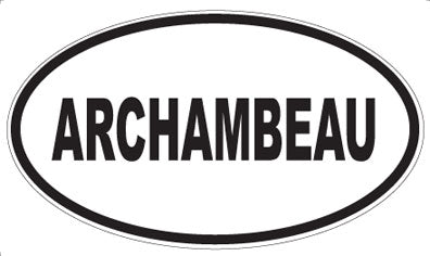 ARCHAMBEAU - Oval Magnet