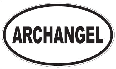 ARCHANGEL - Oval Sticker