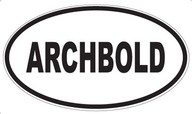 ARCHBOLD - Oval Magnet