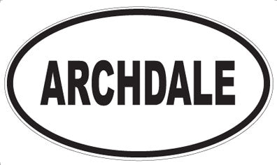 ARCHDALE - Oval Magnet